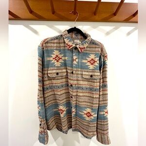 Doug Good Feather Canyon Organic Cotton Overshirt (Large)